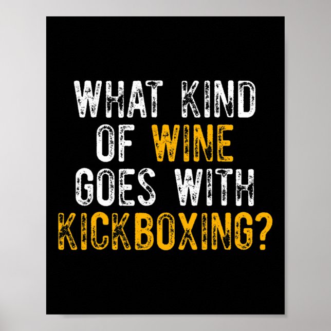 Kickboxning Kick Boxing Träning _1  Poster (Framsidan)