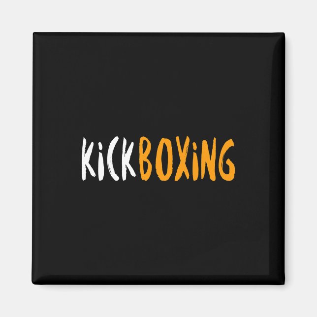 Kickboxning Kick Boxing Träning _6  Magnet (Framsidan)