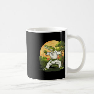 Kickboxning Krokodil Taekwondo Karate Mma Rolig Ma Kaffemugg