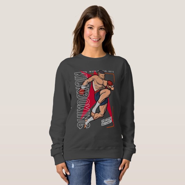 Kickboxning | Kvinnor T Shirt (Hel framsida)