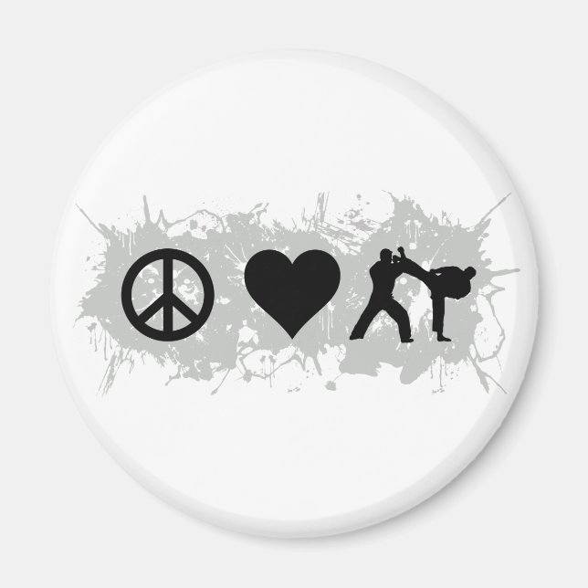 Kickboxning Magnet (Framsidan)