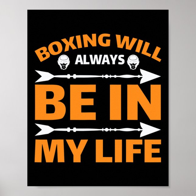 Kickboxning Muay Thai Boxning Poster (Framsidan)