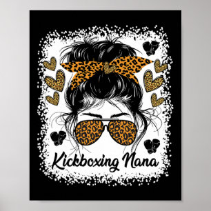 Kickboxning Nana kampsportälskare Stylish Sport Poster