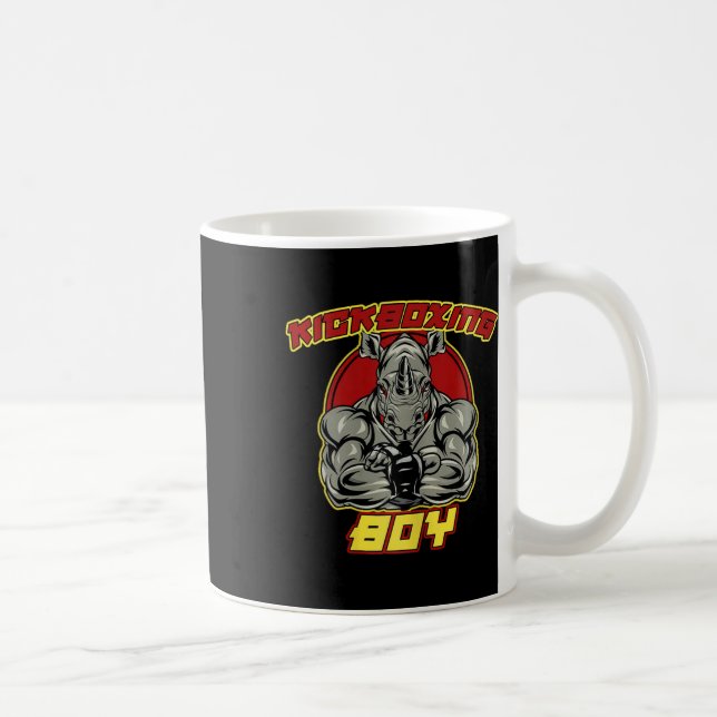 Kickboxning Pojke Kampsport  Kaffemugg (Höger)