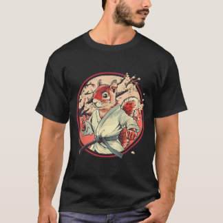 Kickboxning Squirrel Sakura Kampsport Taekwondo T Shirt