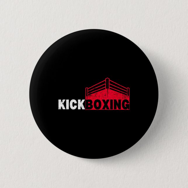Kickboxning Stridsring Sport Knapp (Framsida)