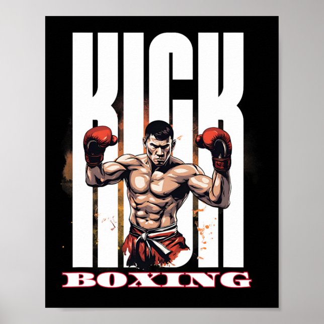 Kickboxning Stridstil  Poster (Framsidan)