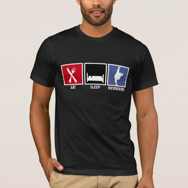 Kickboxning T-shirt (Framsida)