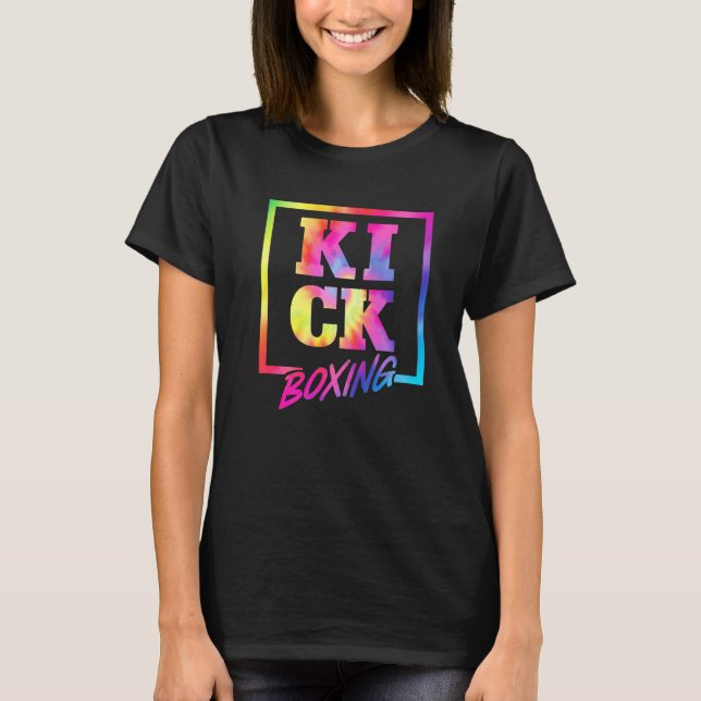 Kickboxning Vintage Kick Boxning T Shirt (Framsida)