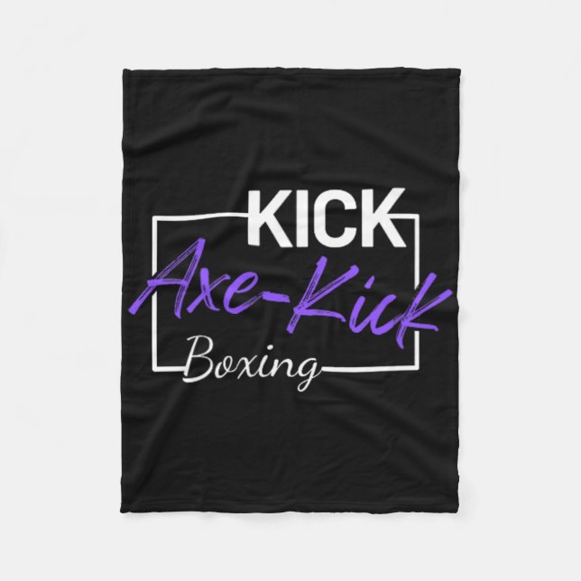Kickboxning Yx-kick  Fleecefilt (Framsidan)