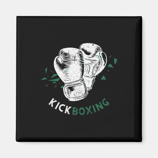 Kickboxnings handskar  magnet (Framsidan)