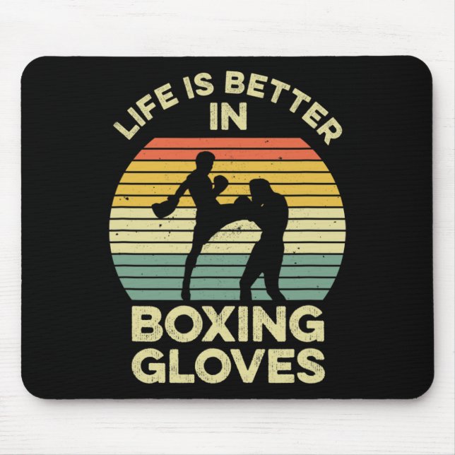 Kickboxningsdesign för en Muay Thai-krigare Musmatta (Framsidan)