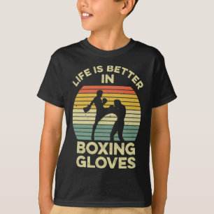 Kickboxningsdesign för en Muay Thai-krigare T Shirt