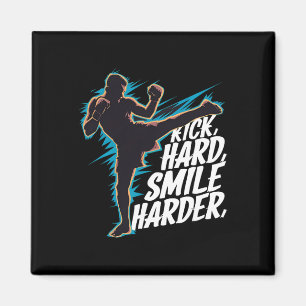 Kickboxningsdräkt Muay Thai Savate Sanda Kickboxar Magnet