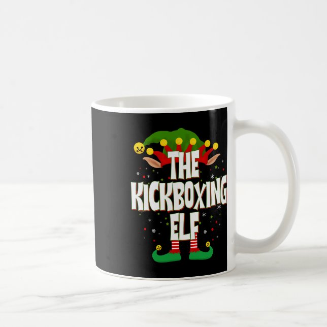 Kickboxningselfen jul  kaffemugg (Höger)