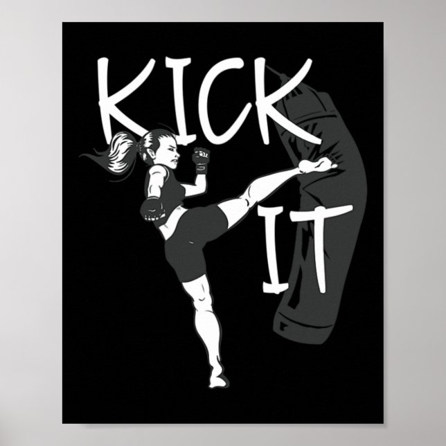 Kickboxningsflicka Kick Det  Poster (Framsidan)