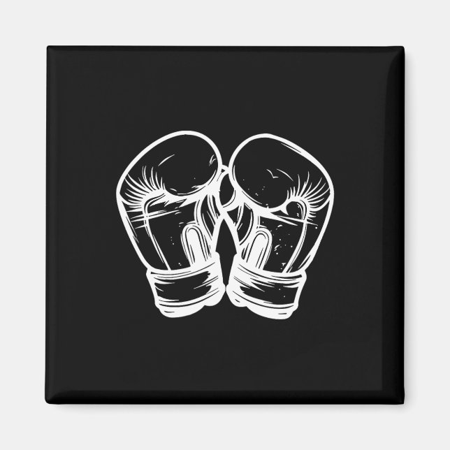 Kickboxningshandskor Drawing Taekwondo  Magnet (Framsidan)
