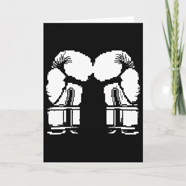 Kickboxningshandskor Pixel Art Sanda  Kort (Framsida)