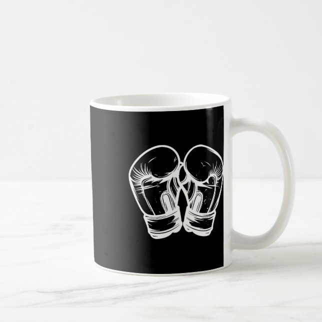 Kickboxningshandskor Ritning Taekwondo  Kaffemugg (Höger)