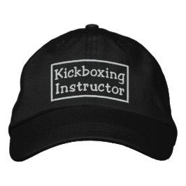 Kickboxningsinstruktör Broderad Keps