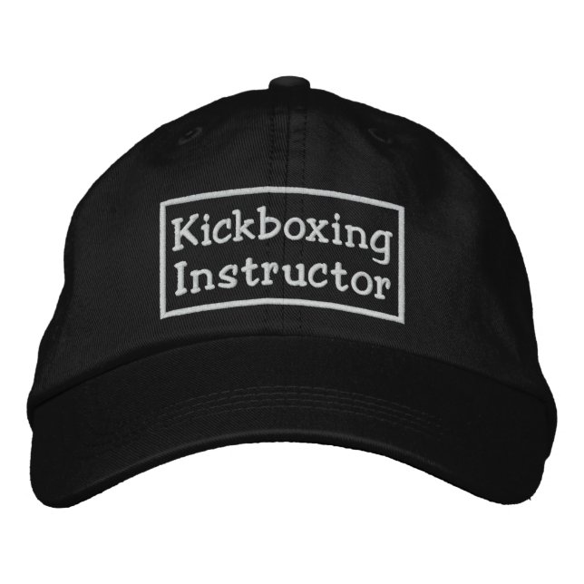 Kickboxningsinstruktör Broderad Keps (Framsida)