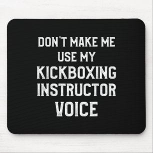 Kickboxningsinstruktör Kick Boxning Träning _3 Musmatta