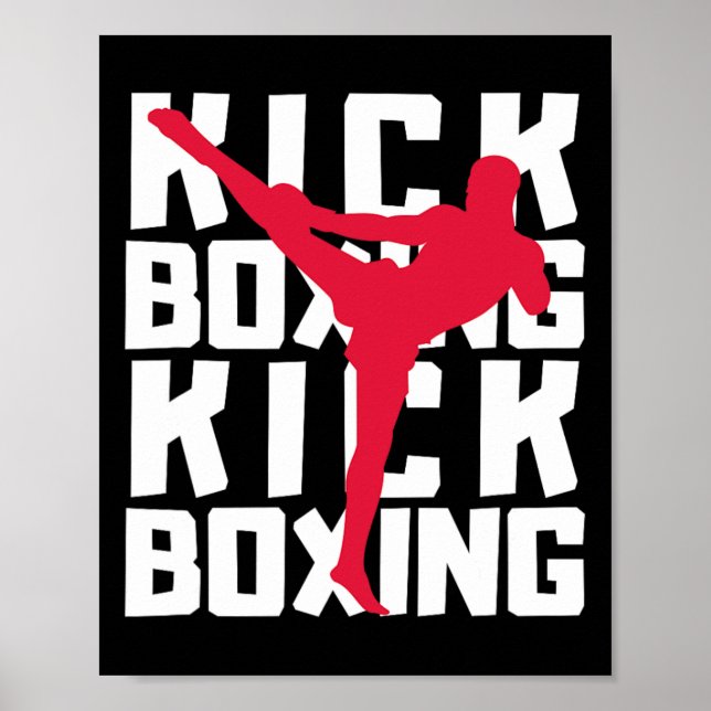 Kickboxningskämpe  poster (Framsidan)