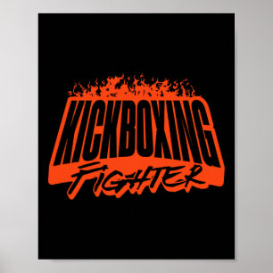 Kickboxningskämpe, Träning, Sportkläder, Boxning, Poster