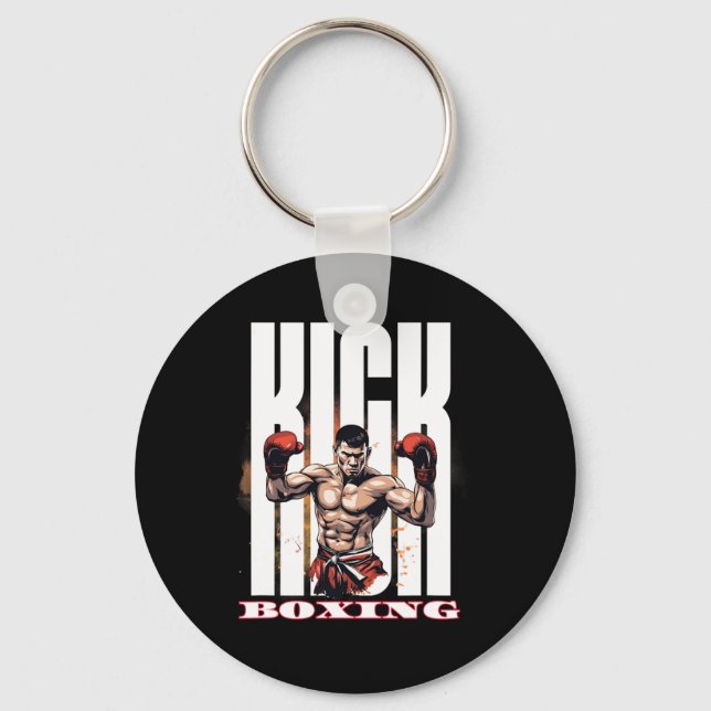 Kickboxningskampstil  nyckelring (Framsida)