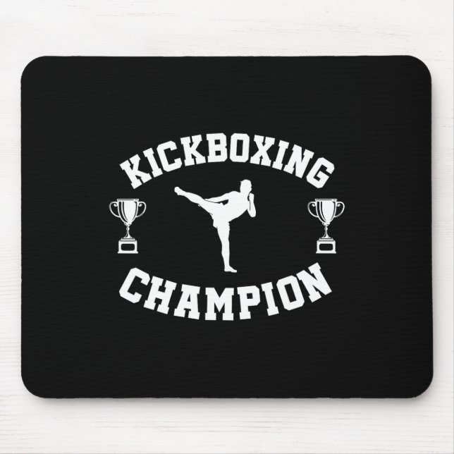 Kickboxningsmästare  musmatta (Framsidan)
