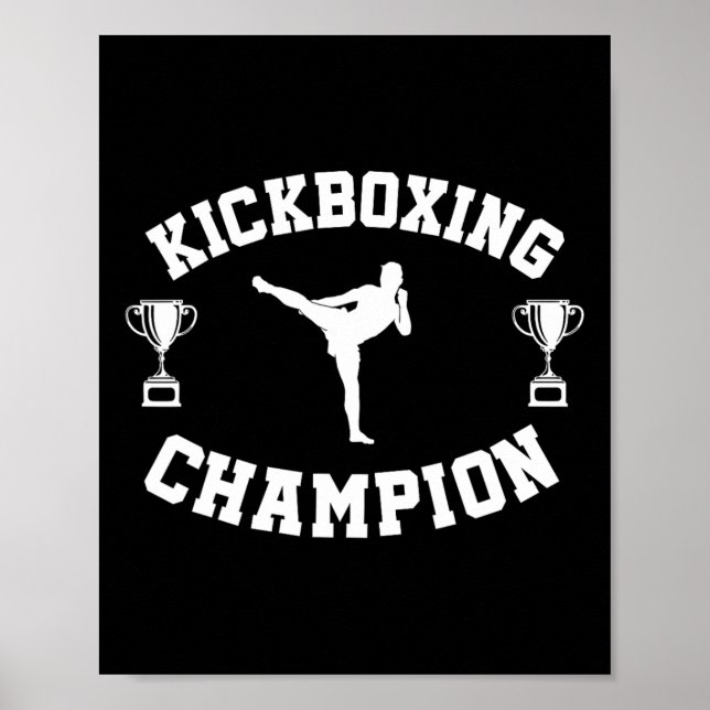 Kickboxningsmästare  poster (Framsidan)