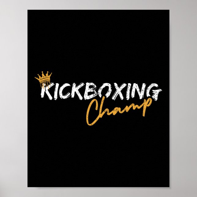Kickboxningsmästare  poster (Framsidan)