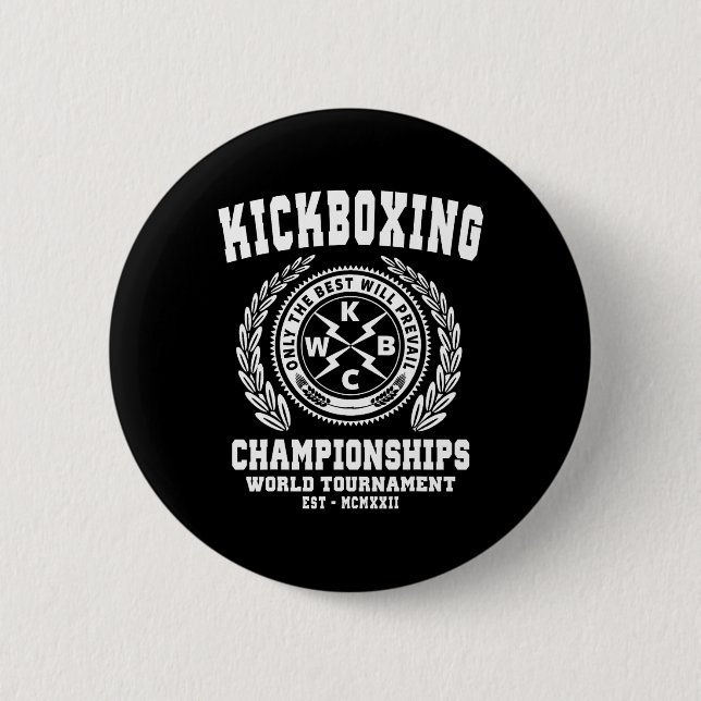 Kickboxningsmästerskap, Kickboxnings T Shirt, Mart Knapp (Framsida)