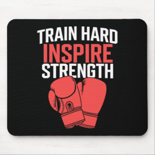 Kickboxningstränare Intensiv Fitness Självförsvar Musmatta