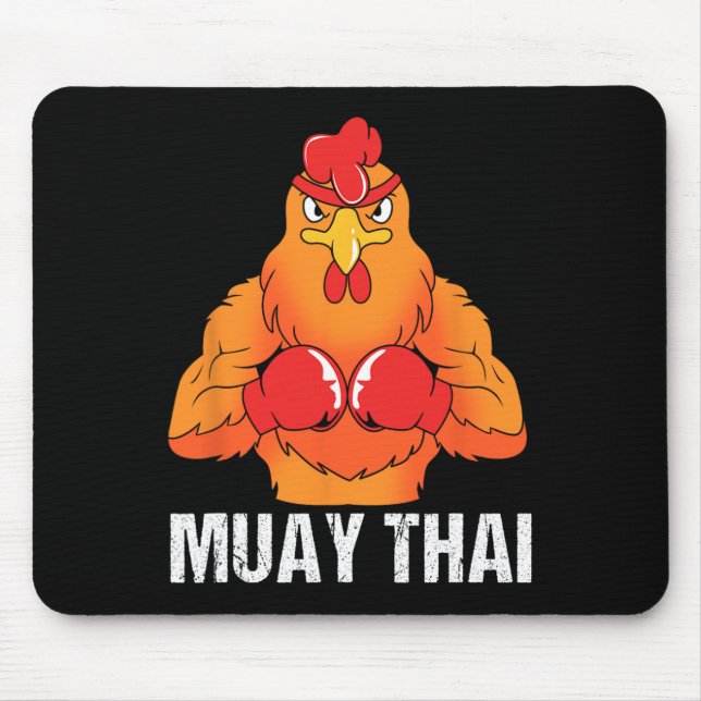 Kickboxningstränare Thailand Rooster Muay Thai  Musmatta (Framsidan)