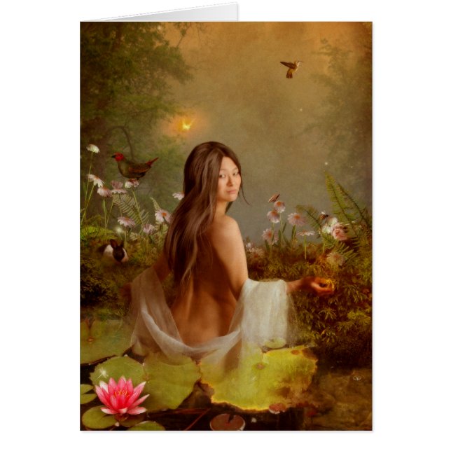 kickdam av medkänsla hälsningskort (Framsidan)