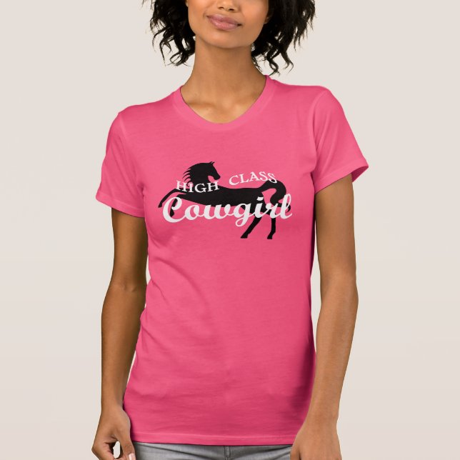Kicken klassificerar cowgirlen tröja (Framsida)