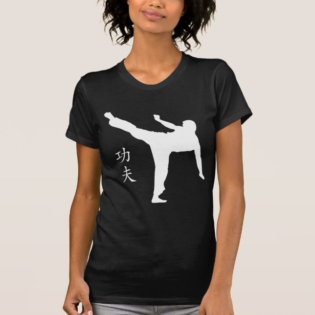 Kicken sparkar/kung fuKanji Tröja (Framsida)
