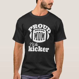 Kicker Silouhette Family-fotboll, stolt mamma T Shirt