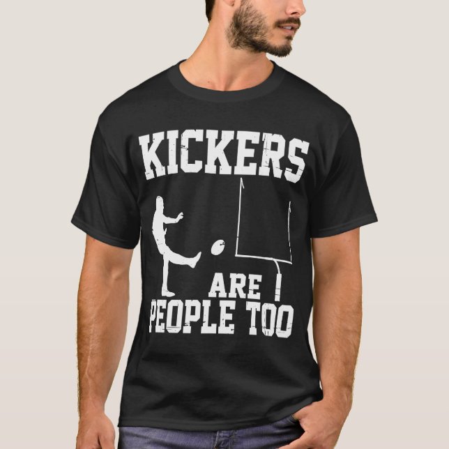 Kickers är också människor t shirt (Framsida)