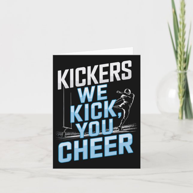 Kickers We Kick Kort (Framsida)