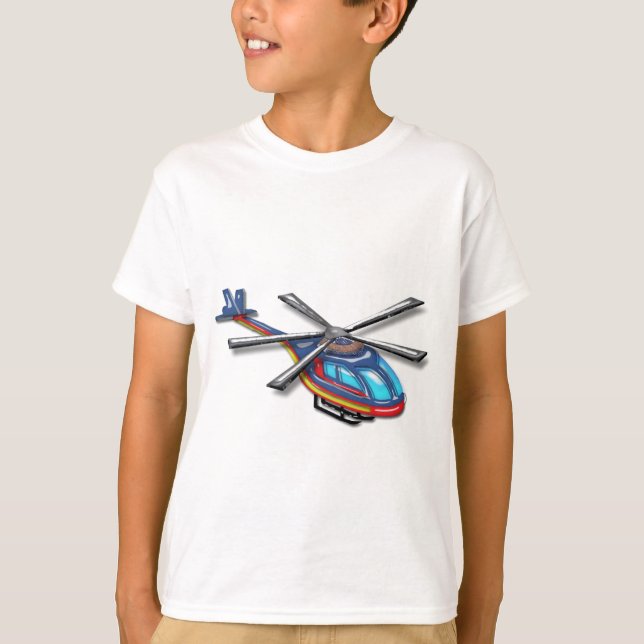 Kickflyghelikopter Tee (Framsida)