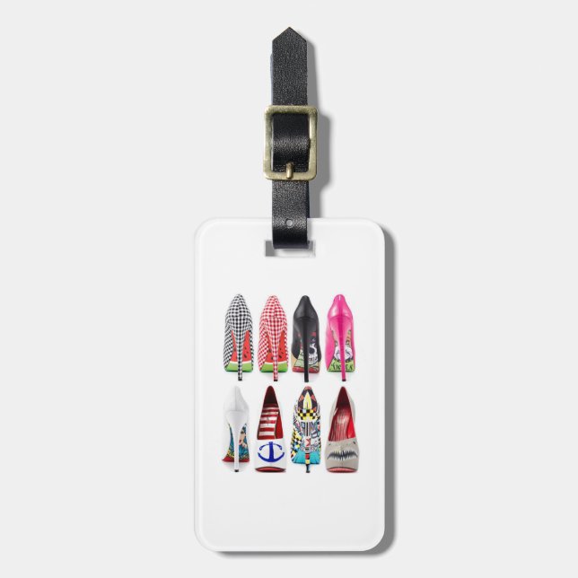 Kickhälet skor bagagemärkren bagagebricka (Vertikal Framsida)