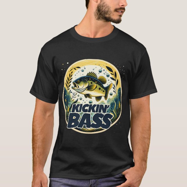 Kickin' BASS T Shirt (Framsida)