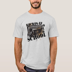 Kickin det old school t shirt