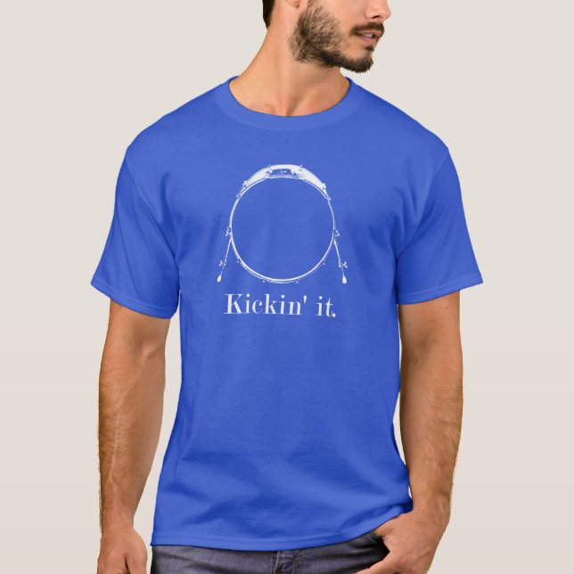 kickin det skjorta t-shirt (Framsida)