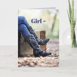 KICKIN GRATTIS PÅ FÖDELSEDAGEN CARD TACK KORT