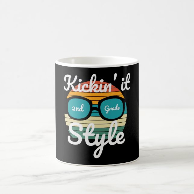 Kickin It 2nd Grade Style Tillbaka Till Skolan Bar Kaffemugg (Center)