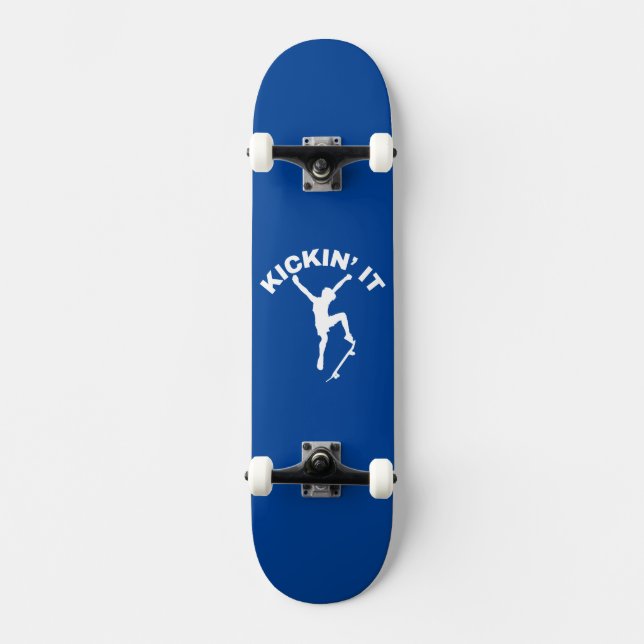 Kickin' It  Mini Skateboard Bräda 18,5 Cm (Framsida)