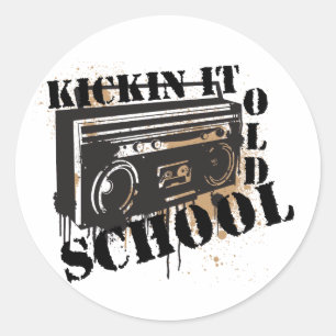 Kickin IT Old school Runt Klistermärke